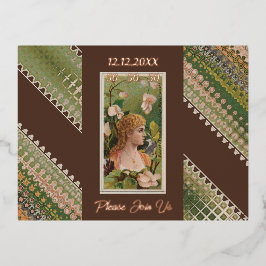 50.º cumpleaños Personalizado Invitación Bellezas 