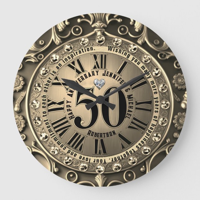 50.º Gran Reloj de Aniversario de los Bodas de Oro (Anverso)