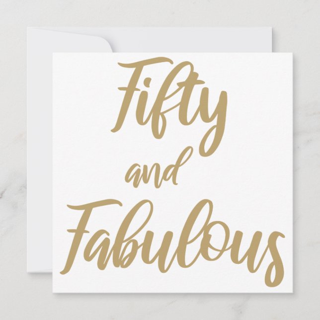 50.º humor de cumpleaños (Anverso)