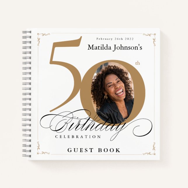 50.º libro de oro blanco de cumpleaños no (Anverso)