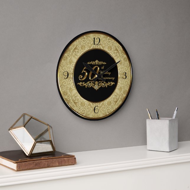 50.º reloj de aniversario Boda (Oficina)