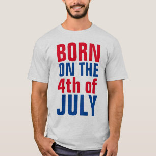 50. 4 de julio camisetas de cumpleaños