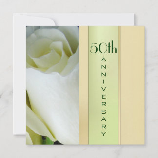50.a invitación elegante del aniversario