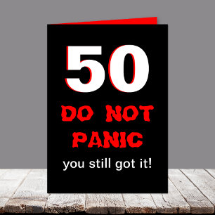 50.a tarjeta de cumpleaños divertida
