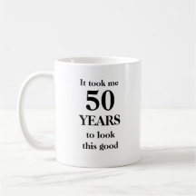 50.a taza personalizable adaptable del cumpleaños