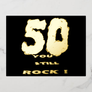50° Aniversario de la tarjeta postal de feriado de