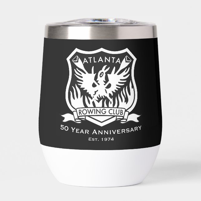 50 Aniversario del vino sin cáscara Tumbler 11 oz (Frente)