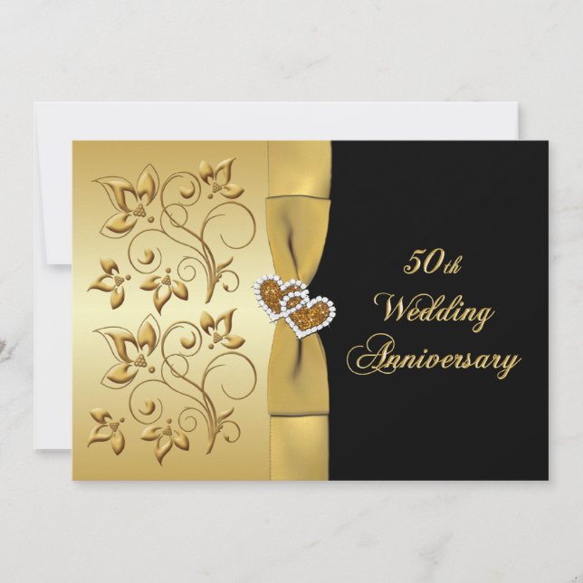 50 Aniversario Invitación a Corazones Unidos 3 (Anverso)