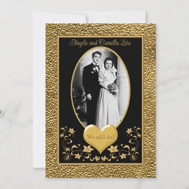 50° Aniversario, Invitación del Corazón de Oro 2 - (Anverso)