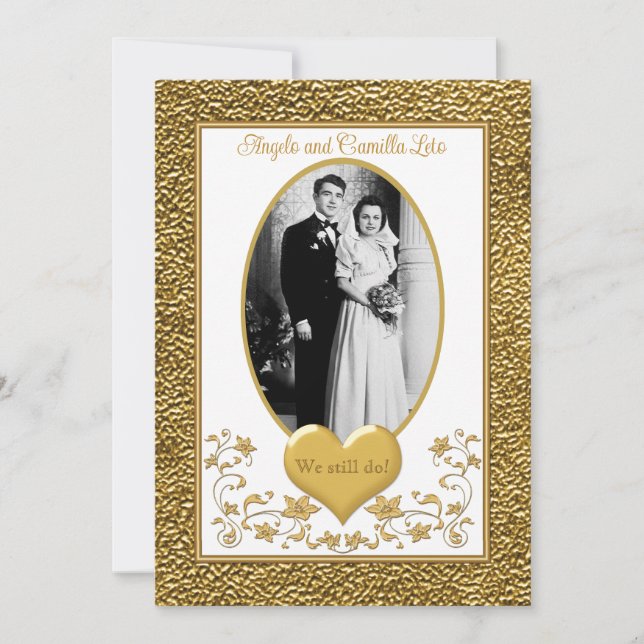 50 Aniversario, Invitación del Corazón de Oro 2 -  (Anverso)