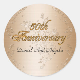 50° Aniversario Pegatina o9r gracias