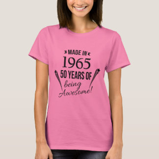 50 años de ser camiseta impresionante