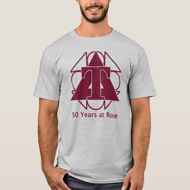 50 años en la camiseta color de rosa (Anverso)