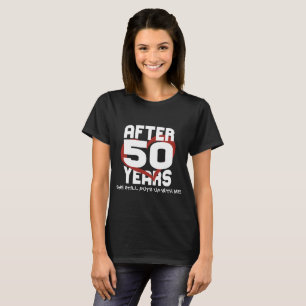 50 años Fiesta de Camisetas de 50 años