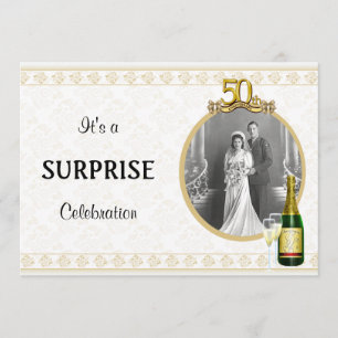 50.as invitaciones de oro elegantes de la fiesta