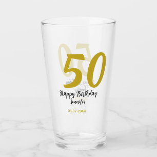 50 cumpleaños añadir nombre fecha año negro planti