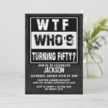 50° cumpleaños, DIRECTAMENTE FUERA DE SUS CINCUENT