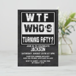 50° cumpleaños, DIRECTAMENTE FUERA DE SUS CINCUENT