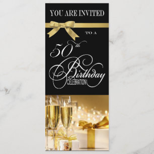 50° cumpleaños - Invitación personalizada