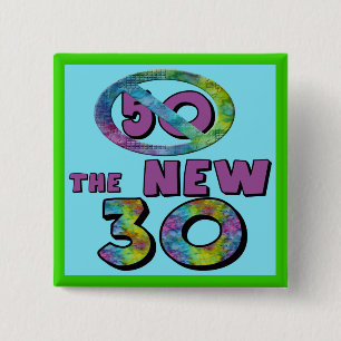 50 el nuevo botón del favor de 30 cumpleaños
