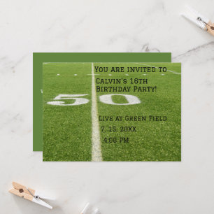 50 Invitación a la fiesta de cumpleaños del campo