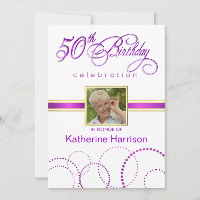 50 invitaciones a fiestas de cumpleaños - con mono (Anverso)