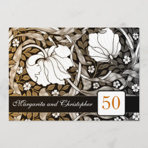 50 invitaciones para el aniversario de los bodas d