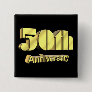 50.o Botón del aniversario de boda
