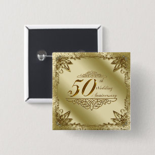 50.o Botón del aniversario de boda