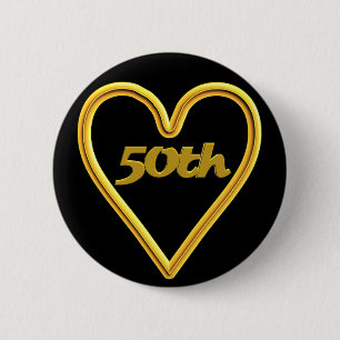 50.o Botón del aniversario de boda