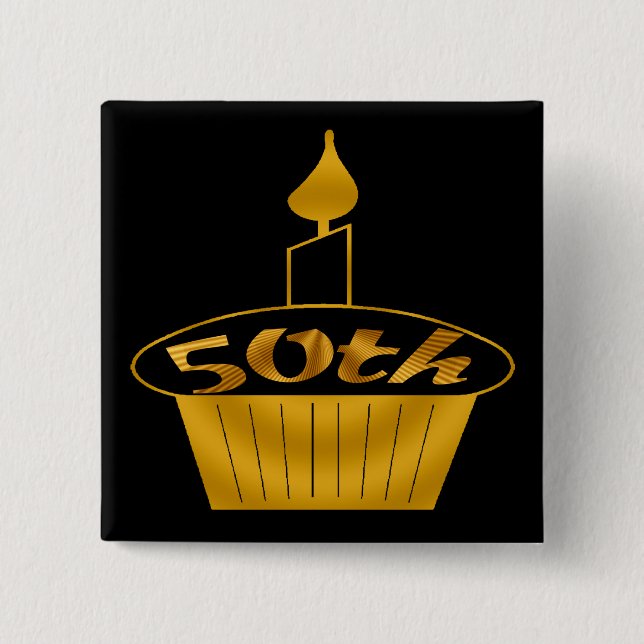 50.o Botón del cumpleaños (Anverso)