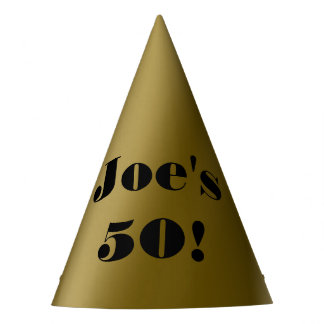 50.o gorra de la fiesta de cumpleaños del
