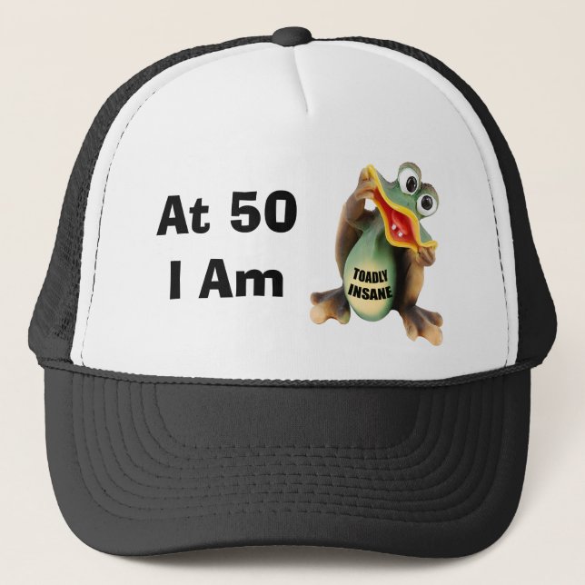 50.o gorra insano del cumpleaños (Anverso)