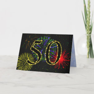 50.o Invitación de la fiesta de cumpleaños