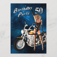 50.o Invitación de la fiesta de cumpleaños