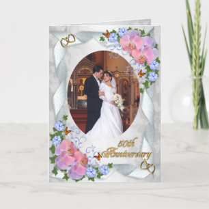 50.o Invitación del aniversario para la foto de