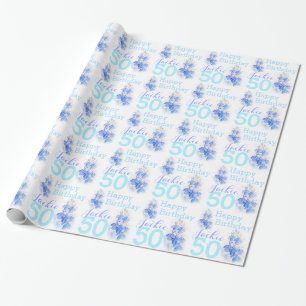 50.o papel de regalo nombrado del Lobelia del