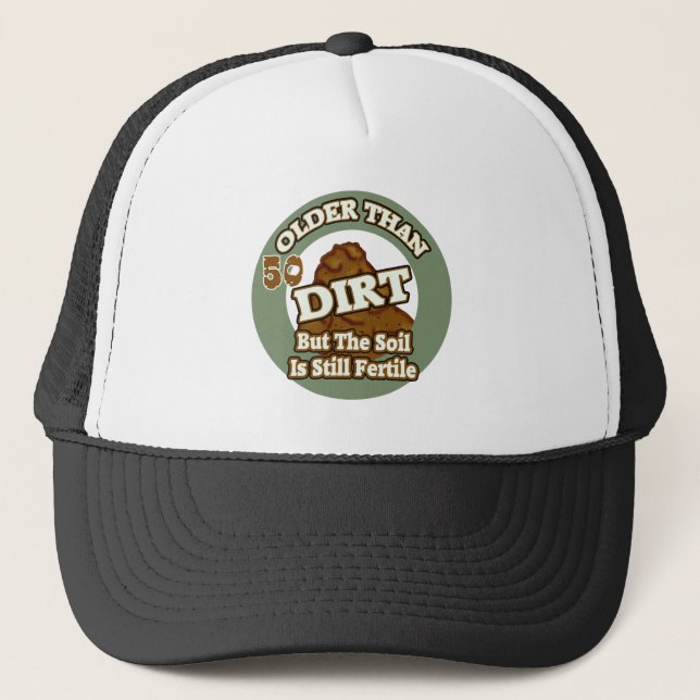 50.o Regalo del casquillo del gorra del cumpleaños (Anverso)
