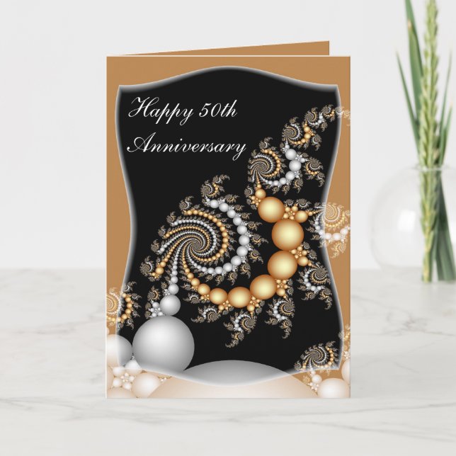 50.o Tarjeta del aniversario (Anverso)
