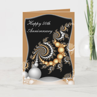 50.o Tarjeta del aniversario