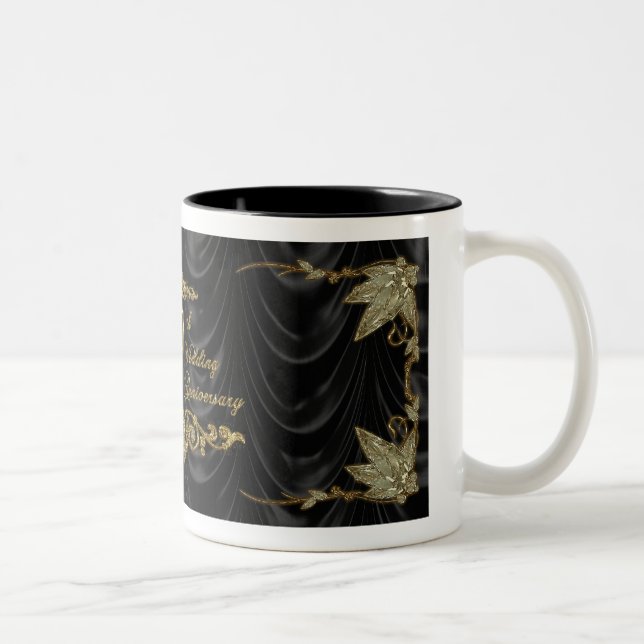 50.o Taza del aniversario de boda (Derecha)