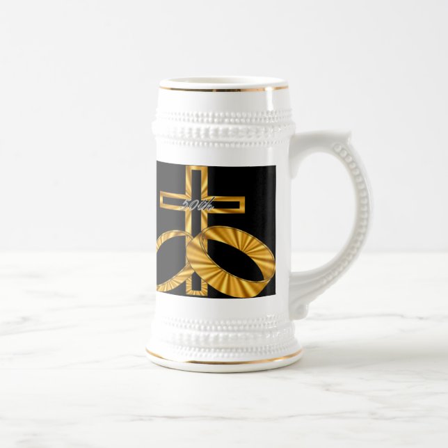 50.o Taza del aniversario de boda (Derecha)