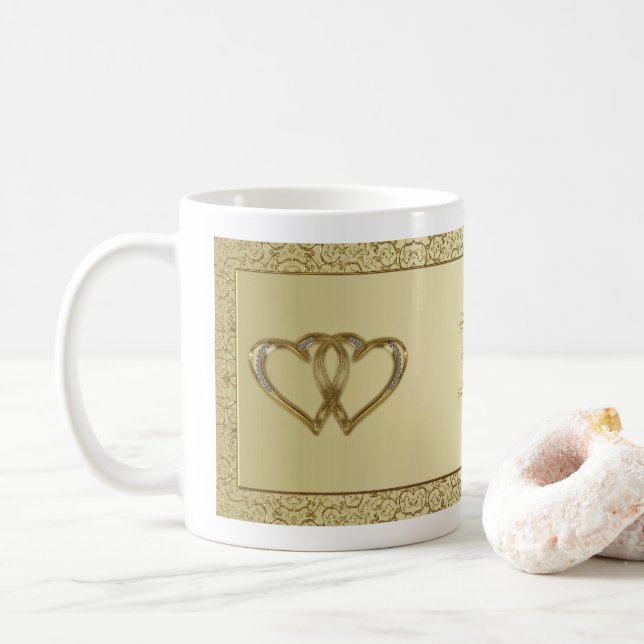 50.o Taza del aniversario de boda (Con donut)