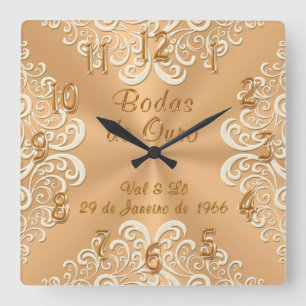 50.os relojes del aniversario de los pedidos