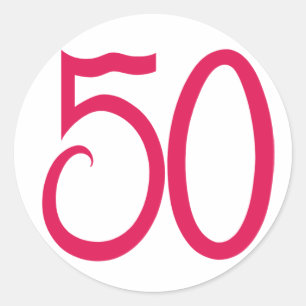 50 Pegatina