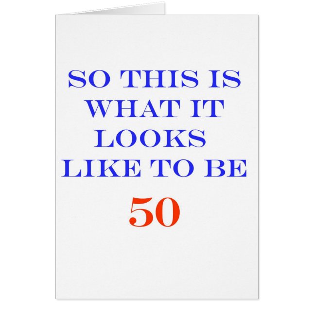 50 qué parece (Frente)