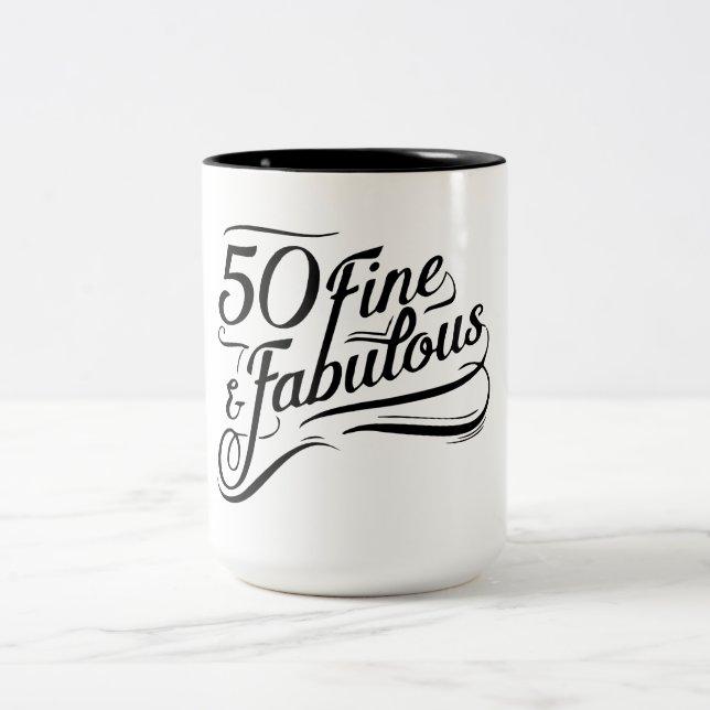 50 taza fina y fabulosa 15oz (Centro)