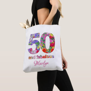 50 y fabulosa fiesta de cumpleaños bolsa de té mod