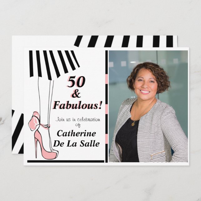 50 y fabulosa invitación a la fotografía en franja (Anverso / Reverso)