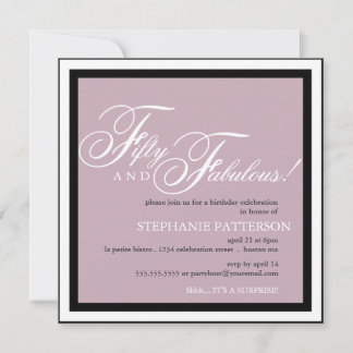 50 y fabulosas invitaciones a fiestas de cumpleaño
